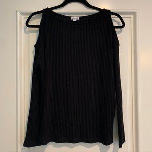 Splendid black knit top